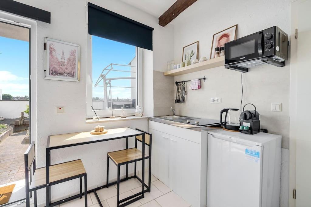 Tiny Apartment With Spacious Terrace On The Rhine Neuwied Exteriör bild