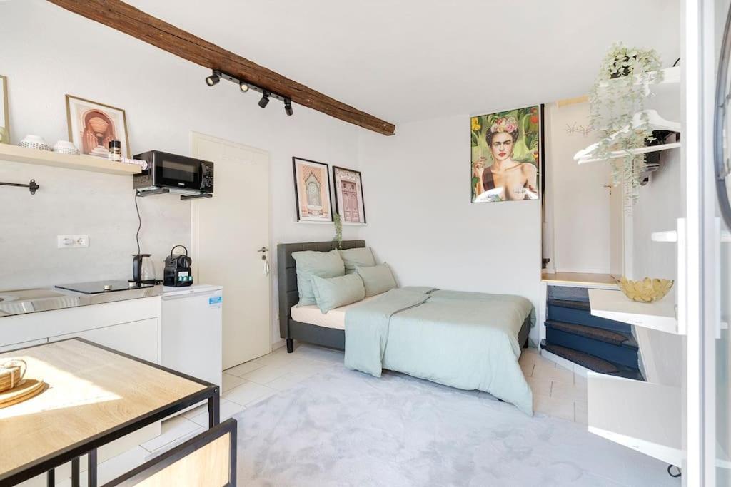 Tiny Apartment With Spacious Terrace On The Rhine Neuwied Exteriör bild
